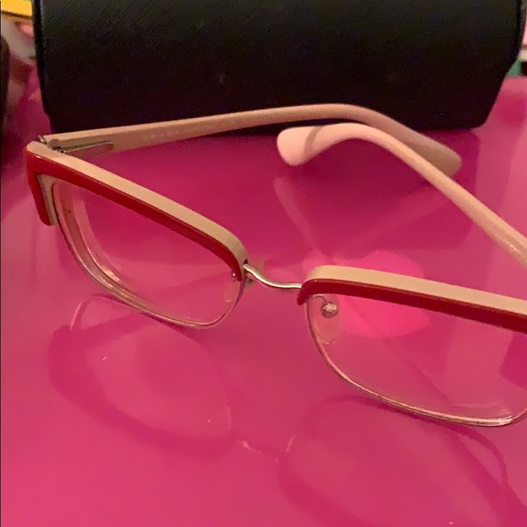 Prada pink and red glasses! main image 2
